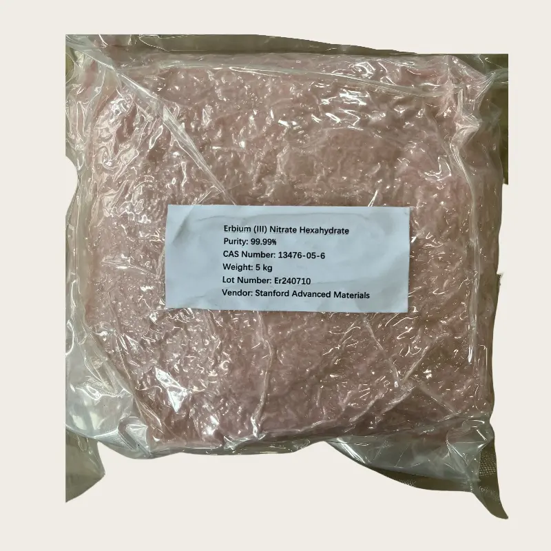 Erbium Nitrate Hydrate Er(NO3)3 5H2O CAS 10031-51-3 For Inorganic Nanomaterials